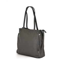 Elegant stylish large women's leather shopperbag