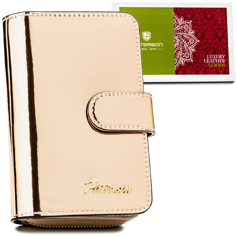 Leather wallet RFID PETERSON PTN 1N-602