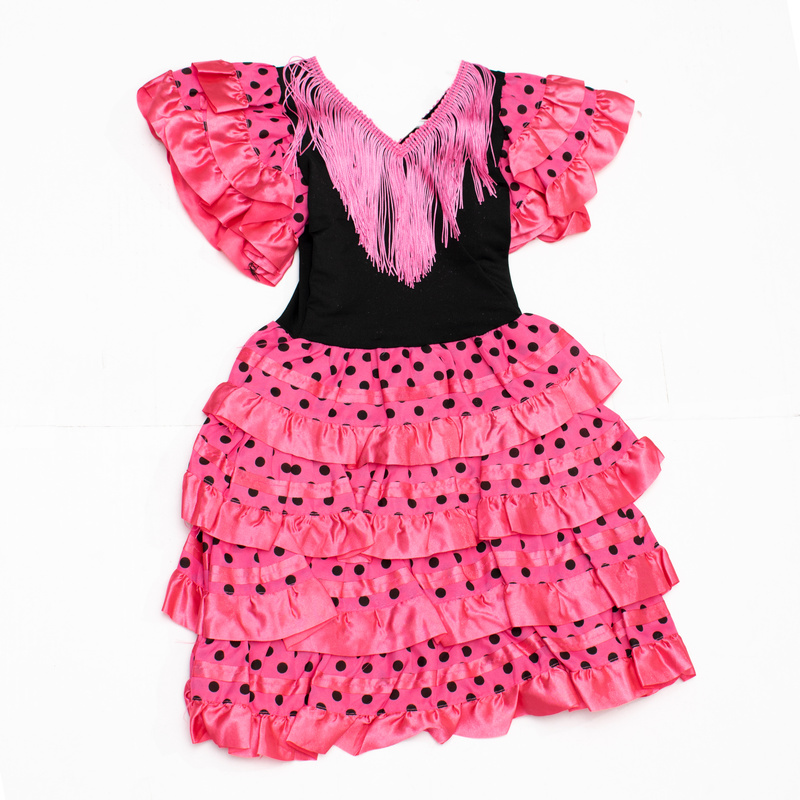 DRESS FLAMENCO CHILDISH VS-NPINK-LN2 (TALLA 2 )