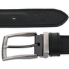 Beltimore A75 men's wide black leather trouser belt : Colors - black, Strap size - r.100-115 cm