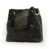 Roomy women's leather shopper shoulder bag