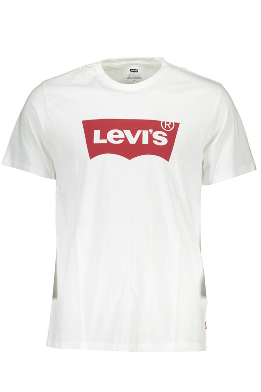 LEVI&#39;S WHITE MEN&#39;S SHORT SLEEVE T-SHIRT