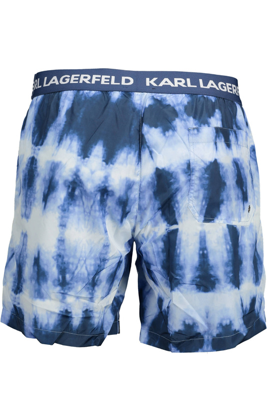 KARL LAGERFELD BEACHWEAR PARTEA DE COSTUM DE BAIO SUB MAN ALBASTRU