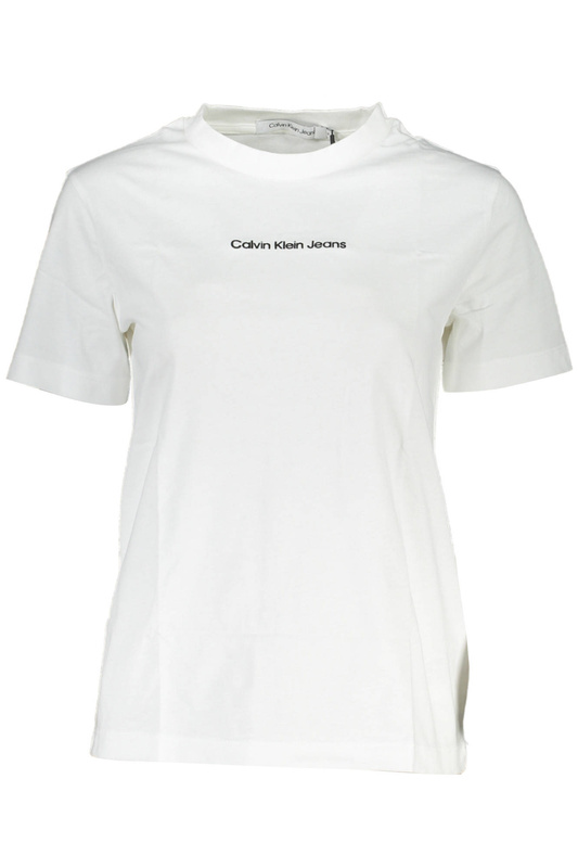 CALVIN KLEIN WHITE WOMEN&#39;S SHORT SLEEVE T-SHIRT