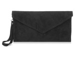 Pistachio Italian Leather Suede Evening Clutch Bag N12