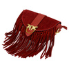 Vera Pelle leather crossbody bag with tassels