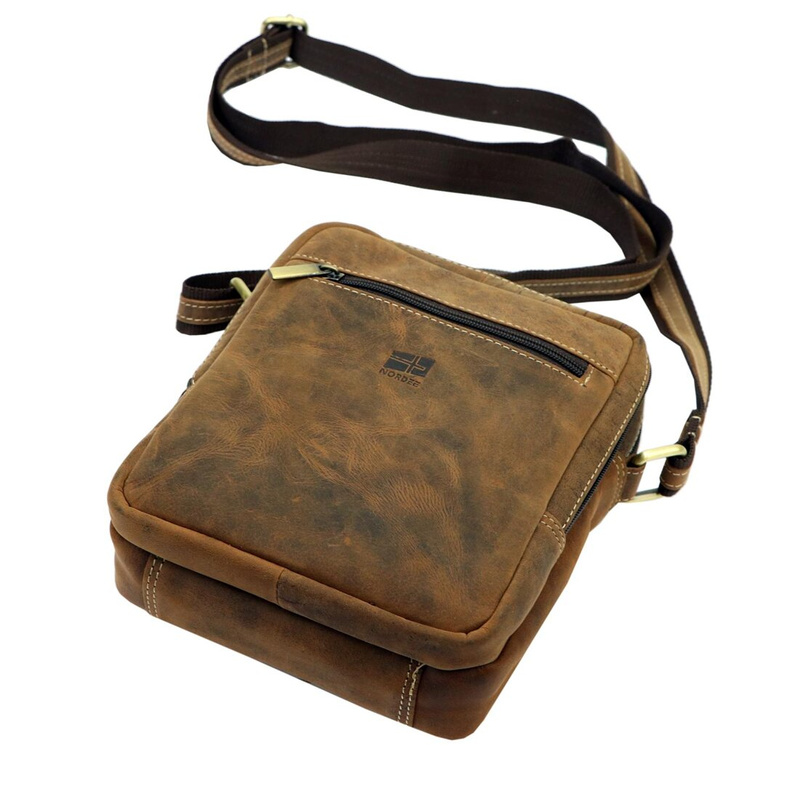 Herren Echtleder Tasche Nordee MSD-02 GM06 HUNTER