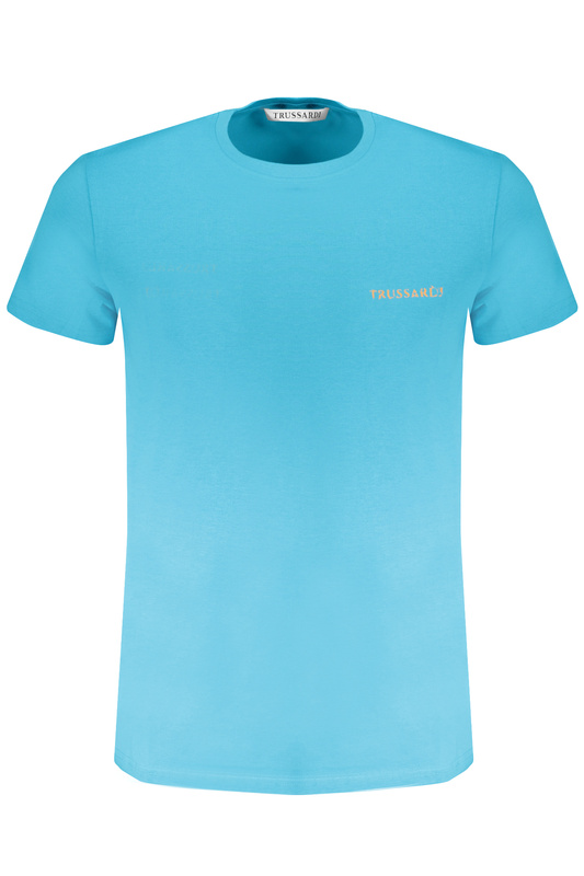 TRUSSARDI HERREN-KURZARM-T-SHIRT BLAU