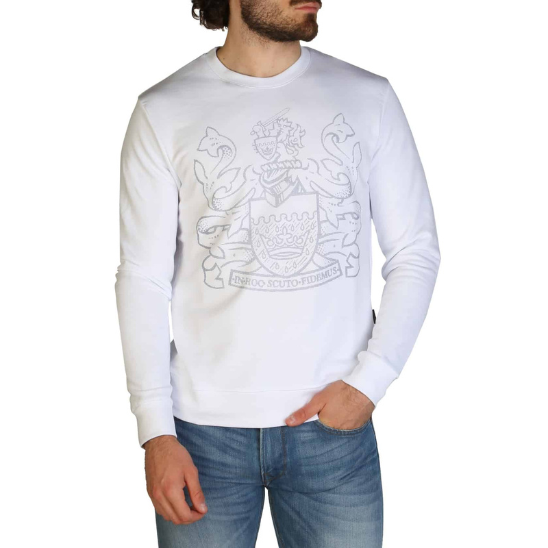 Sweatshirts Marke Aquascutum Modell FAI001 Farbe White. Clothing Men. Saison: All Year