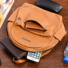 Camel small leather women's backpack elegant backpack A5 Beltimore P15