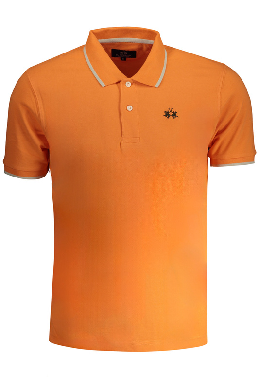 ORANGES KURZÄRMELIGES HERREN-POLOSHIRT VON LA MARTINA