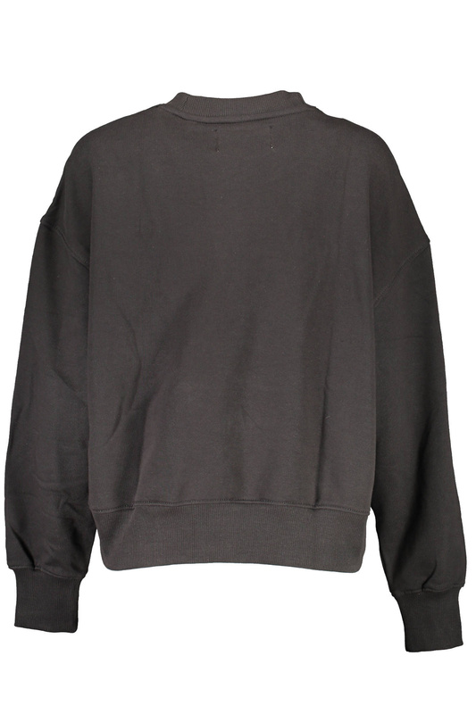 CALVIN KLEIN WOMEN&#39;S ZIPLESS SWEATSHIRT BLACK