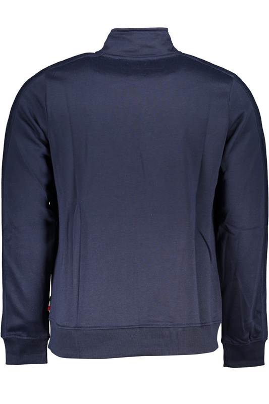 GIAN MARCO VENTURI MEN&#39;S BLUE ZIP SWEATSHIRT