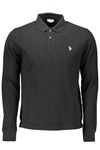 US POLO LANGARM POLOSHIRT HERREN SCHWARZ