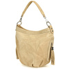 Beige handbag leather sack A5 Fashionable L81