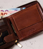 Men's genuine leather wallet Peterson PTN N992C-04-HWM