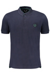 GIAN MARCO VENTURI MEN&#39;S SHORT SLEEVED POLO SHIRT BLUE