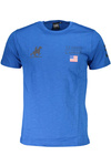 US GRAND POLO T-SHIRT KURZARM HERREN BLAU