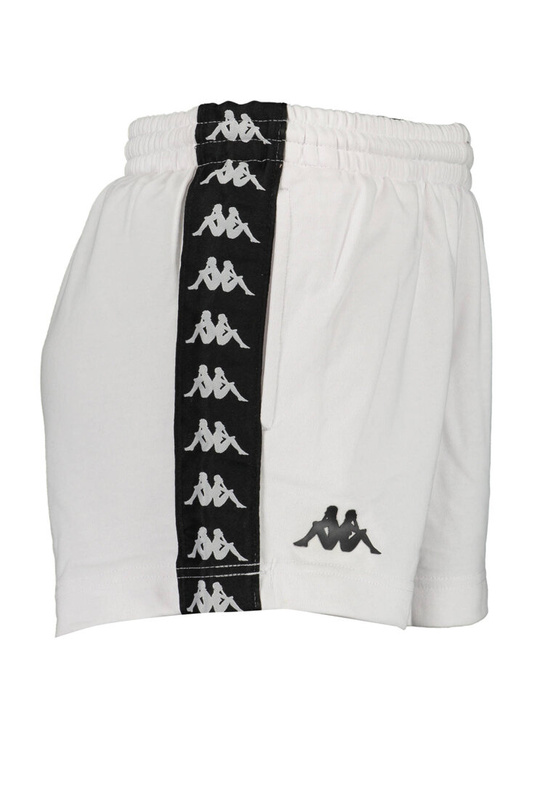 KAPPA WHITE WOMAN SHORT TROUSERS