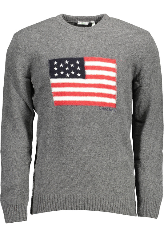 US GRAY MAN POLO SWEATER