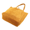 Leather suede women's shopper bag by Patrizia