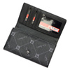 A spacious women's wallet with a logo by Pierre Cardin