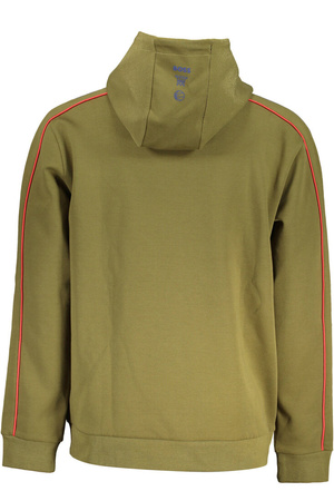 HUGO BOSS MAN GREEN SWEATSHIRT WITHOUT ZIP