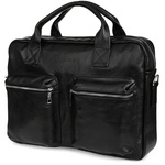 Baltimore Herren Ledertasche Großer schwarzer Laptop J15