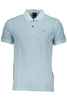 HUGO BOSS HERREN BLAUES KURZÄRMELIGES POLOSHIRT