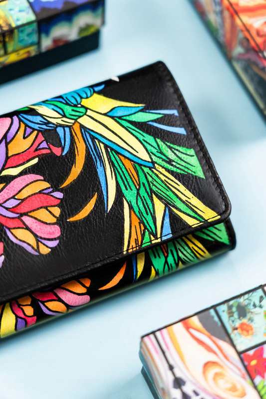 Leather wallet RFID ROVICKY R-N22-ART