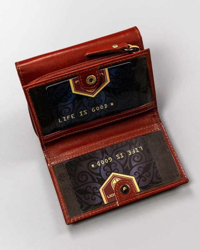 Leather's wallet RFID PETERSON PTN 247-BO