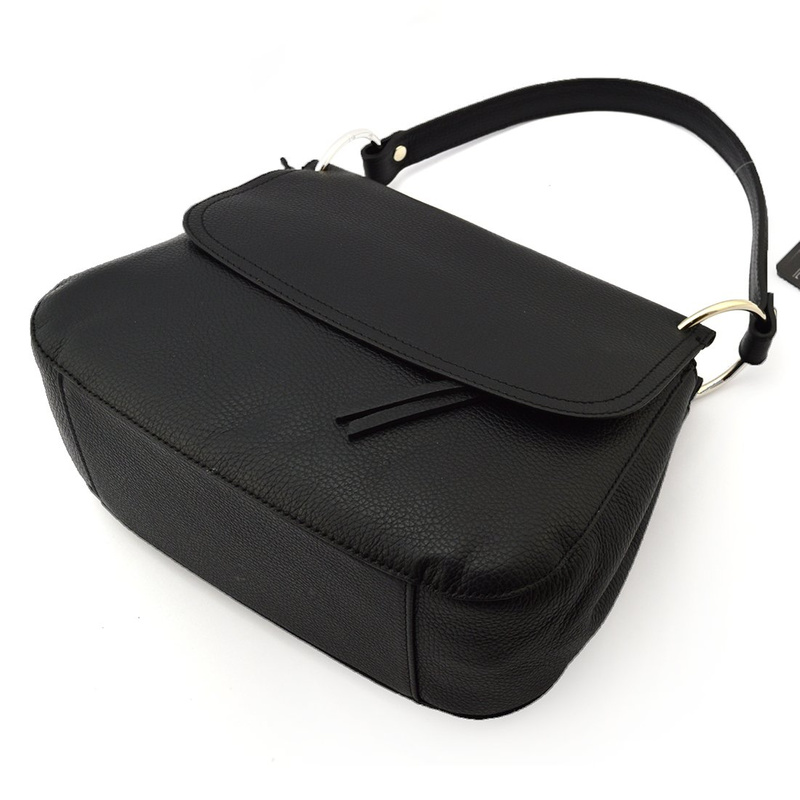 Elegant stylish leather shoulder bag