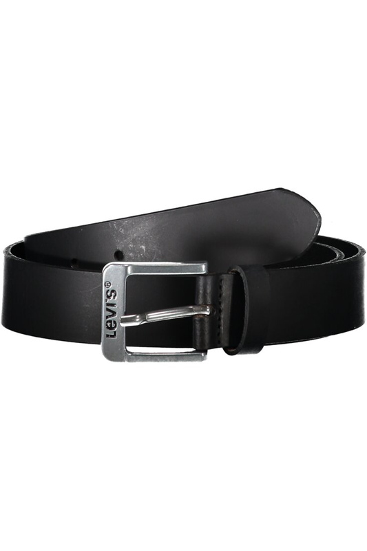 LEVI'S BLACK MEN'S LEATHER BELT