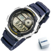 CASIO MEN'S WATCH AE-1000W 2AV (zd073e) - WORLD TIME + BOX