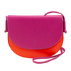 Small ladies shoulder bag Colorful Altea by DUDU made in genuine leather with adjustable strap. Slim and compact design with flap.