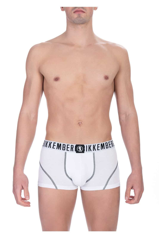 Boxershorts Marke Bikkembergs Modell BKK1UTR06BI Farbe Wei▀. Unterwńsche Herren. Saison: Das Ganze Jahr