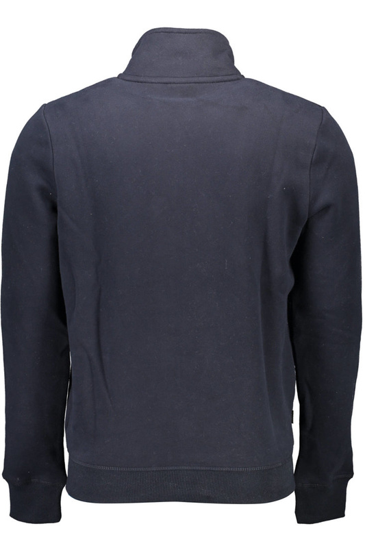 SUPERDRY MEN&#39;S BLUE SWEATSHIRT WITH ZIP