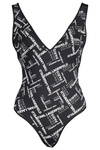 KARL LAGERFELD BEACHWEAR SWIMSUIT WOMAN BLACK