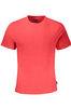 GIAN MARCO VENTURI MEN&#39;S RED SHORT SLEEVE T-SHIRT