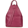 Spacious stylish leather shoulder bag and purse