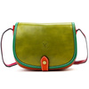 Classic leather women's messenger bag by Florence