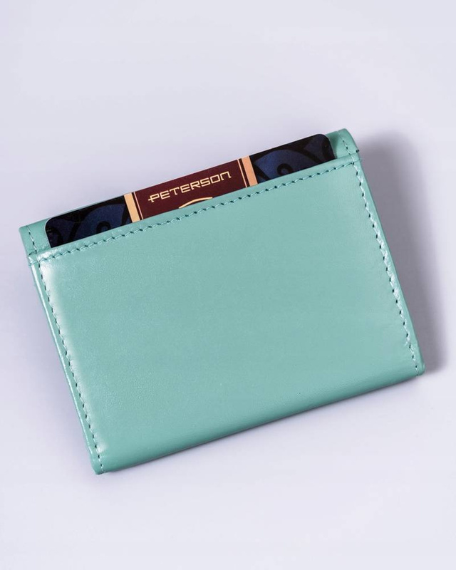 Leather wallet RFID PETERSON PTN RD-GC02-MCL