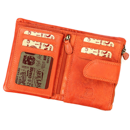 Women's genuine leather wallet Route 66 CBL2224-GWS