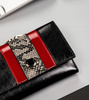 Women's genuine leather wallet Peterson PTN ST-412 SNAKE