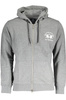 LA MARTINA MEN&#39;S GRAY ZIPPED SWEATSHIRT