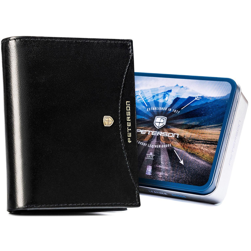 Leather wallet RFID PETERSON PTN 333.01