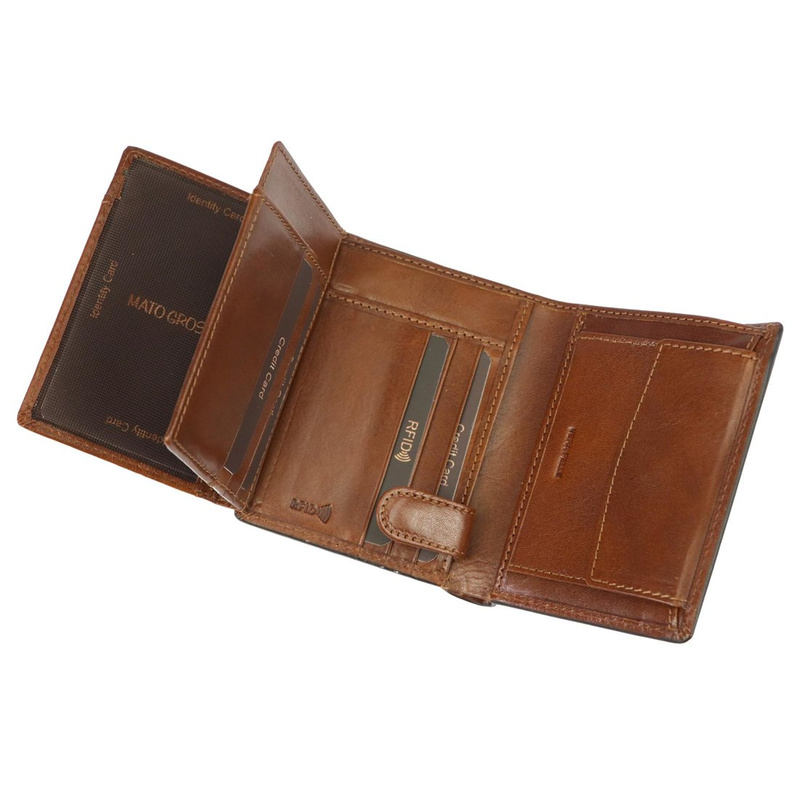 Men's genuine leather wallet Mato Grosso 0701/17-60 RFID