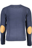 GIAN MARCO VENTURI MEN&#39;S BLUE SWEATER