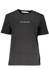 CALVIN KLEIN SCHWARZES DAMEN-KURZARM-T-SHIRT