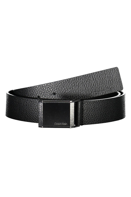 CALVIN KLEIN BLACK MAN LEATHER BELT